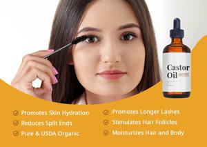 Kirpik kaş saç büyüme siyah hint yağı için özel etiket organik hint yağı - Product Image 3