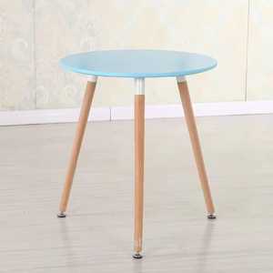 Vente en gros de pieds en hêtre petite table à manger ronde en bois avec des chaises parfaites pour la salle à manger, le café et l'aménagement intérieur de la maison - Product Image 1