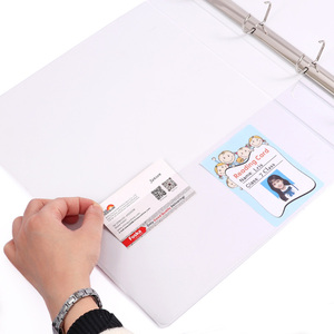 Dossier de présentation professionnel Foska, facile à ouvrir, angle d'ouverture fluide de 2,0 pouces, classeur à anneaux en D, classeur à 4 anneaux A4 avec poches intérieures - Product Image 4