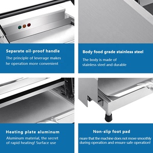 Machine à pain à <span class=keywords><strong>hamburger</strong></span> électrique automatique en métal pour hamburgers et galettes – <span class=keywords><strong>Prix</strong></span> - Product Image 4