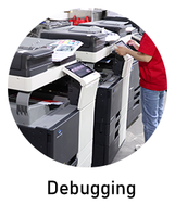 Machine noir et blanc Konica Minolta bizhub 554 reconditionnée, qualité supérieure