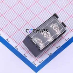 DBT50G-9.5-3P-BK-P CRC Barrier Terminal Block P=9.5mm Connector Three Sides 9.5mm 1x2P Edge Pin - Product Image 1