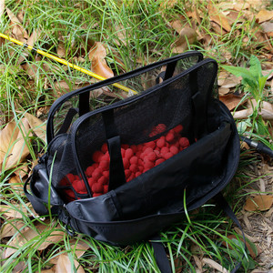 Sac en filet noir pour sécher les appâts de pêche, pour usage extérieur avec conception ventilée - Product Image 2