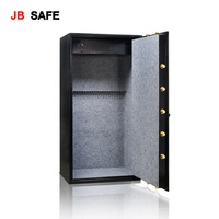 JB New Item 25 Guns Safes 2 Hours Fireproof Safe Black 105 Kgs for Guns