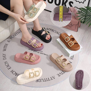 Nueva llegada barato Kenia mujer zapatilla moda verano mujeres zapatillas <span class=keywords><strong>bonitas</strong></span> señoras al aire libre <span class=keywords><strong>Sandalias</strong></span> Zapatos - Product Image 2