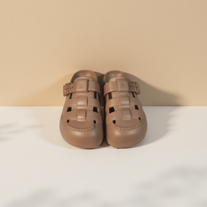 Yearning Summer Thick <b>Sole</b> Hole <b>Shoes</b> Slip-On Breathable Non-Slip Lazy Eva Baotou Sandals Outdoor Slippers Outer Wear - Product Image 3