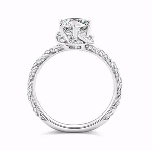 Anillo de Compromiso Montresor Infini para Mujer con Diamante Cultivado en Laboratorio Legrand, Oro Amarillo de 18K, 3.10g, Anillo de Bodas - Product Image 3