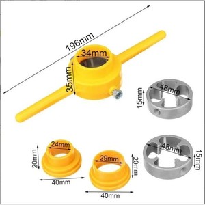 Yili Hardware Manual Pipe <b>Threading</b> Wrench Set For Plastic And Water Pipes Adjustable Metric Diy <b>Tool</b> - Product Image 2