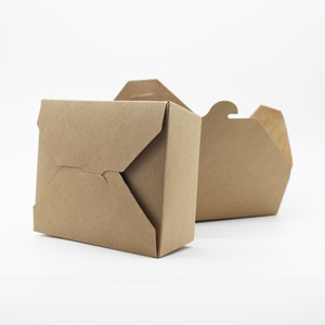 Eco Friendly Custom Take Out White Paper Bento Takeaway Meal Box Lunch Sushi