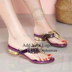 Hot Sale Luxury Rhinestones Shell Flip-Flops <strong>Slingback</strong> <strong>Flat</strong> Lady/Women Sandal <strong>Shoes</strong> - Product Image 4