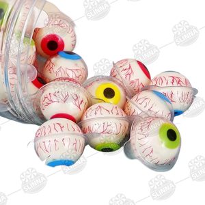 Bonbons gélifiés en forme de fraise, bonbons gélifiés en forme d'œil, bonbons gélifiés en forme de fruit, bonbons gélifiés moelleux avec garniture, en gros, <span class=keywords><strong>pas</strong></span> chers, en vrac, en bouteille - Product Image 4