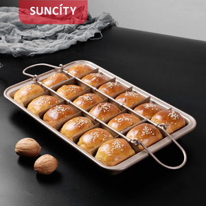 Suncity Carbon Steel Cake Mold 37.5x20.1x6.8cm Rectangle Non-Stick Baking Pan For Nougat Pineapple Cakes - Product Image 1