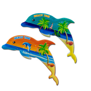 Magnete Frigorifero 3D Hurghada Mar Rosso Egitto, Souvenir In Resina 8x6 Cm. Decorazione Casa E Cucina, Idea Regalo Da Viaggio. - 2