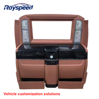Cloison de séparation de luxe RS, écran de télévision 32 pouces, accessoires intérieurs de voiture en cuir PU, conversion de fourgonnette V-Class W447, personnalisé RS-G003