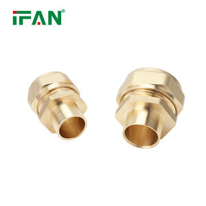 Raccords à compression en laiton IFAN Connexion rapide PE 1/2 pouce Raccords en laiton Pex pour la connexion de tuyaux en <span class=keywords><strong>cuivre</strong></span> standard américain - Product Image 1
