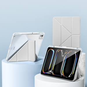 2024 nouveauté Y pli doux bébé peau silicone dos tablette étui pour <span class=keywords><strong>iPad</strong></span> pro5 11 pouces - Product Image 3