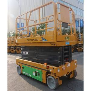 Plateforme de travail aérien électrique à ciseaux XG1212HA de 12 m avec système d'entraînement électrique à économie d'énergie, la plus efficace, en stock - Product Image 3