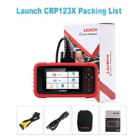Escáner OBD2 Profesional LAUNCH CRP123X V2.0, Lector de Códigos de 12V, Herramienta de Diagnóstico para Todos los Autos