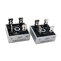 Rectificador de Puente KBPC3510 35A/1000V de 4 Pines, Montaje Pasante, 2 Unidades Nuevas de Fábrica, Embalaje Plano DIP-4 Original