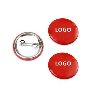 Supplies Pin Back Soft Matte Custom Logo Printed Round 50Mm Tin <b>Button</b> - Product Image 1