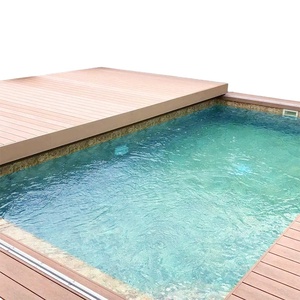 <span class=keywords><strong>Couverture</strong></span> de <span class=keywords><strong>piscine</strong></span> automatique <span class=keywords><strong>coulissante</strong></span> en <span class=keywords><strong>bois</strong></span> haut de gamme de la marque Water Crown - Product Image 4