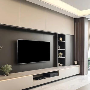 خزانة تلفزيون مركزية بتقنية فائقة الجودة لغرفة المعيشة خزانة حائطية - Product Image 1