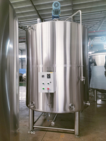 Cuve de mélange industrielle en acier inoxydable de 5000 L avec agitateur pour la production alimentaire