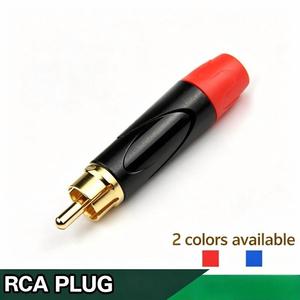 ปลั๊กสาย RCA แบบกำหนดเอง ชุบทอง พร้อมแผงโลโก้ สำหรับประกอบ<span class=keywords><strong>สาย</strong></span>สัญญาณเสียง แอมพลิฟายเออร์ ซับวูฟเฟอร์ เครื่องรับ <span class=keywords><strong>AV</strong></span> ลำโพง เครื่องดนตรี SINGO - Product Image 1