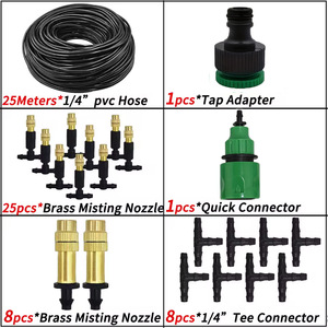Kit d'irrigation goutte à goutte automatique DIY 30m 5m pour jardin, aménagement paysager, pelouse, plantes en pot et fleurs - Product Image 5