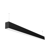 Éclairage linéaire suspendu, garantie 5 ans, IP20, 5000K lumière du jour, dimmable, pour bureau, aluminium 6063 T5, design modulaire, fabrication en usine