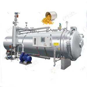 Leadworld Water Bath Food Sterilizer High Pressure Steam Retort Autoclave For Canning Food