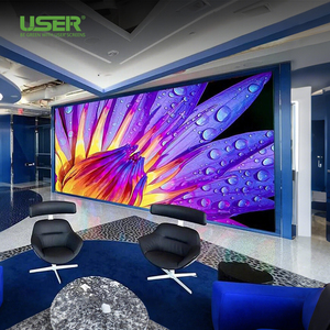 จอแสดงผล LED แบบติดตั้งภายในอาคาร HD P1.86 ขนาด 640x480 มม. หน้าจอโฆษณา LED บางเฉียบ สำหรับห้องควบคุม ติดตั้งบนผนังภายในบ้าน - Product Image 4