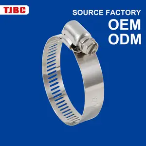 12.7mm Adjustable perforated Air Compressor Hose Clamp