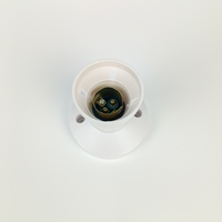 Portalámparas de Techo de Baquelita de Alta Potencia 250V B22, Blanco, para Iluminación Doméstica/Industrial