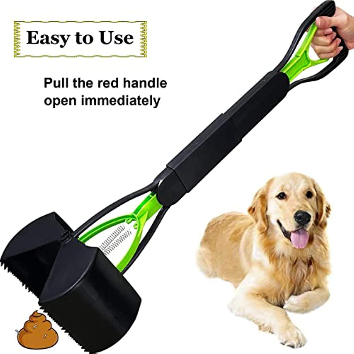 Pet Pooper Scooper for Dogs Large Poop Scooper for Large Medium Small Dog  Pooper Scooper Outdoor Litter Pick up Shovel