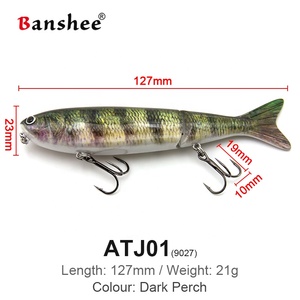 Allblue — appât artificiel réaliste pour la pêche, <span class=keywords><strong>leurre</strong></span> pour attraper des poissons, avec un mouvement nage, matériel pour pêcher, 3 modèles, ATJ01 - Product Image 6
