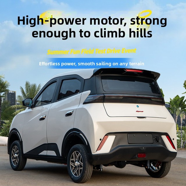 Electric Four-Wheel 4-Door Battery-Powered Car Women-Household Use Small Size No License Required Adult Electric Vehicle