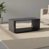 Table basse moderne de luxe en bois massif pour salon, avec design réglable, table basse réfrigérante