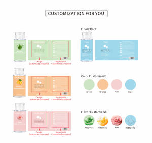 <span class=keywords><strong>Eau</strong></span> démaquillante DZ avec tête de pompe, <span class=keywords><strong>eau</strong></span> <span class=keywords><strong>micellaire</strong></span> faciale lissante à l'hyaluronate de sodium de source chaude pour tous les types de peau - Product Image 6