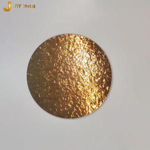 Lámina de Acero Inoxidable con Recubrimiento de Color PVD Aisi Ss, Textura Metálica Martillada - Product Image 3