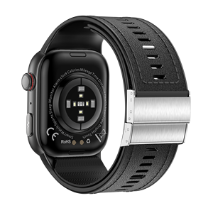 Reloj Inteligente S105 con Monitor <span class=keywords><strong>de</strong></span> Fatiga ECG EDA, Resistente al Agua, NFC, Aleación <span class=keywords><strong>de</strong></span> Metal TI AFE4950, Carga Magnética, al Mejor <span class=keywords><strong>Precio</strong></span> - Product Image 5