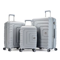 RESENA Valise PP élégante Valise en polypropylène ensemble de bagages à roulettes valise durable avec serrure TSA Maletas à la mode Equipaje