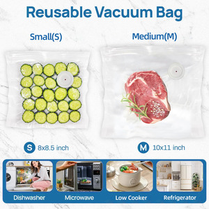 Sellador al Vacío Portátil Recargable por USB OEM ODM, Operación Automática, Indicador LED, Conservador de Alimentos para el Hogar y Exteriores - Product Image 4