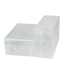 Boîte à chaussures en acrylique détachable, organisateur de rangement transparent en plastique, idées modernes de rangement pour baskets et sacs - Product Image 6
