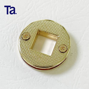 ตัวล็อคกระเป๋าแบบหมุ<span class=keywords><strong>น</strong></span> ทำจากโลหะผสมสังกะสี <span class=keywords><strong>ราคา</strong></span>ขายส่ง TANAI อุปกรณ์ตกแต่งกระเป๋า DIY ฮาร์ดแวร์กระเป๋าถือ ตัวล็อคกระเป๋าทรงกลม - Product Image 3