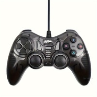 Manette de jeu ergonomique filaire USB pour PC, contrôleur de jeu d'arcade pour King of Fighters avec vibration, moule privé, sans CN;GUA
