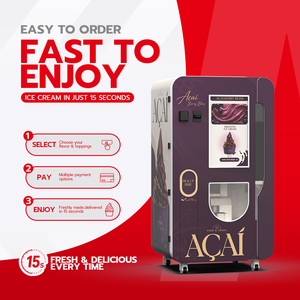 Distributeur automatique de crème glacée molle à l'açaï pour café, magasin, centre commercial et entreprise de desserts glacés - Product Image 5