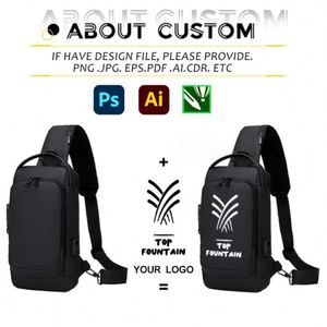 Nouveau Sac Bandoulière Multifonctionnel pour Homme, Étanche, avec Port de Chargement USB et Verrouillage par Mot de Passe, Sac de Poitrine - Product Image 2