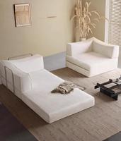 Sofá Cama de Espuma Comprimida, Juego de Sofás Cuadrados para Apartamento o Villa, Sofá Plegable Moderno de 3 Plazas, Hecho en China, Tanzuo en Oferta