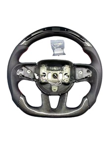 Volant en fibre de carbone sur mesure pour <span class=keywords><strong>Dodge</strong></span> <span class=keywords><strong>Challenger</strong></span> SRT <span class=keywords><strong>Hellcat</strong></span>/<span class=keywords><strong>Redeye</strong></span> - Product Image 5